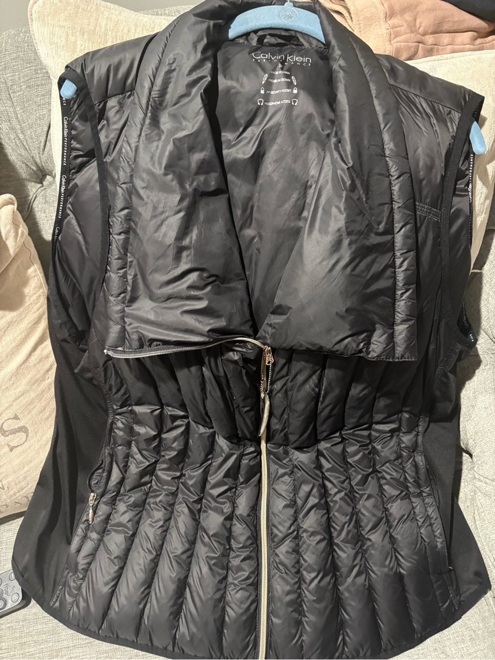 Calvin Klein Black Quilted Packable Puffer Vest 3X